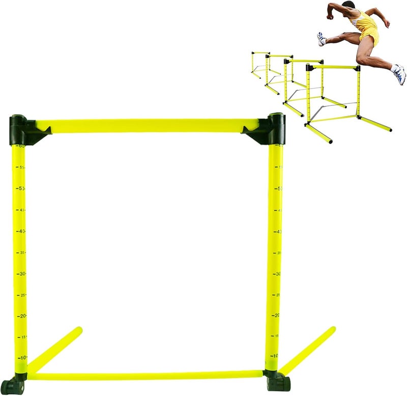 pindaprda Adjustable Hurdles with Scale - Detachable Agility Training Equipment for Track, Soccer & Football, Indoor & Outdoor Use, Ideal for Athletic Jumping & Speed Drills - Image 1
